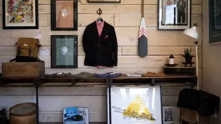 Clothing shop interior